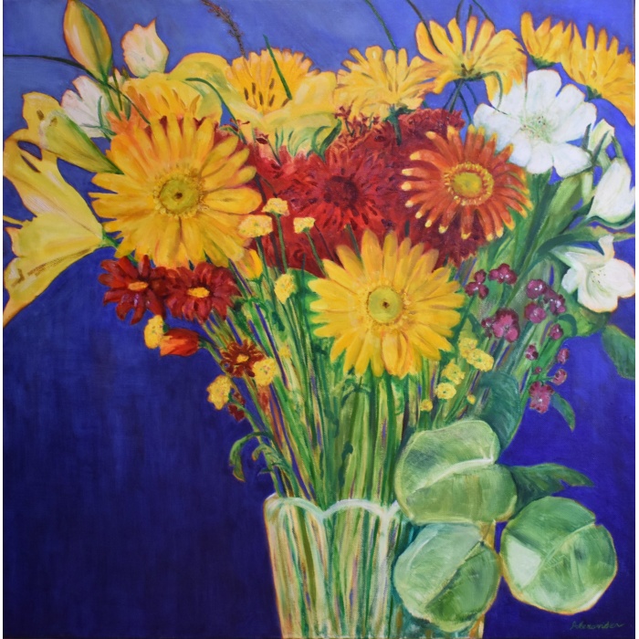 oil-painting-party-guest-flowers