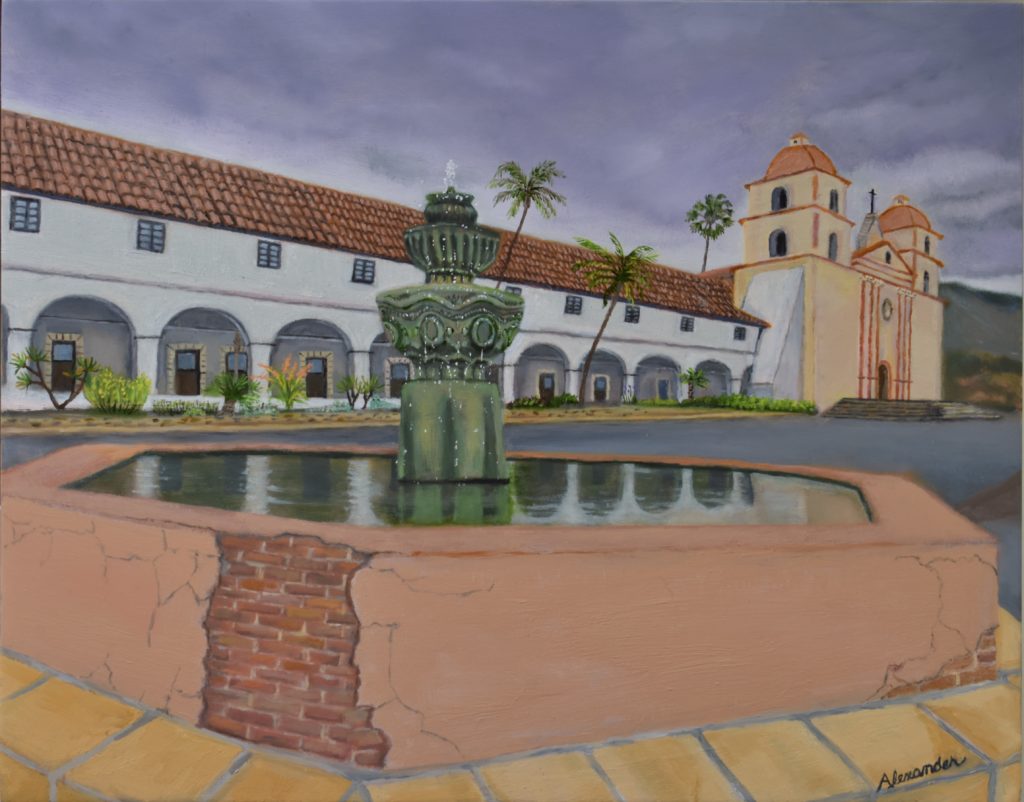 a-photo-of-the-Santa-Barbara-Mission