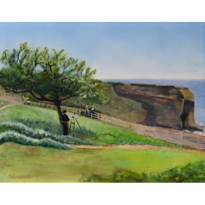 oil-painting-portuguese-bend-rancho-palos-verdes