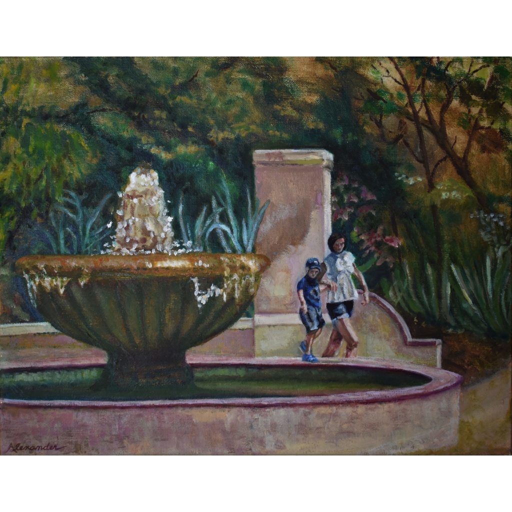 oil-painting-descanso-gardens-in-spring