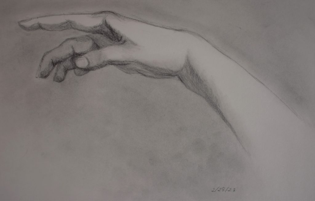 drawing-of-hand