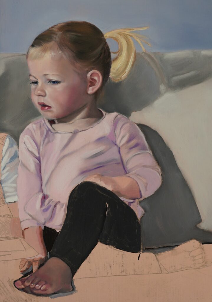 oil-painting-three-children